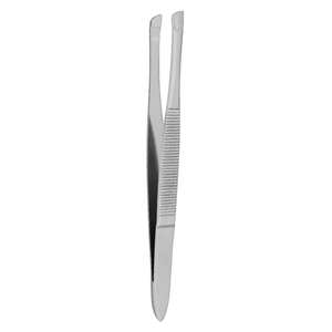 Pinces à cils en acier inoxydable de précision avec logo et emballage personnalisés, pointe lisse et pointue pour usage cosmétique - Product Image 1
