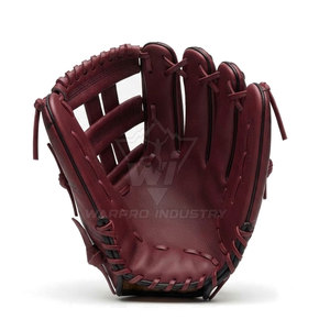 Gants de baseball personnalisés en cuir de qualité supérieure, mitaines professionnelles pour le poste intérieur, équipement d'entraînement durable et flexible - Product Image 3