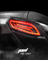 Nouveaux feux arrière LED rouges à clignotants séquentiels intégrés 2026, 2 lentilles, pour Kymco KRV Moto 180 AJ LIGHT DESIGN, Rétrofit/Amélioration
