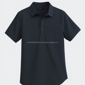 Camisas Polo Personalizadas para Hombre, Suministro ODM Directo de Fábrica, Manga Corta, Ajuste Entallado, Tela de Poliéster, Impresión de Logotipo - Product Image 1