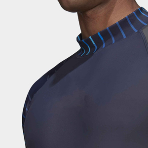 <b>Men's</b> Dark Blue Full Sleeve Rash Guard Printed Polyester/Nylon Quick Dry <b>Compression</b> <b>Shirt</b> for BJJ MMA UPF 50+ - Product Image 6