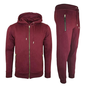 ชุดวอร์มผ้าต่อสีสองชิ้น เสื้อผ้าผู้ชาย แขนยาว กางเกงขายาว กางเกงวอร์ม ชุดออกกำลังกายชาย - Product Image 2