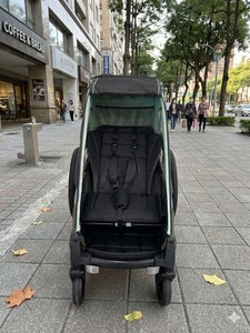 3-IN-1 Aluminum Alloy Child Bike Trailer/Stroller/Jogger with Independent Suspension 20inch Air-Filled Bike Trailer - Product Image 4