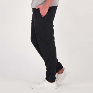 Pantalon de survêtement noir pour homme Falcon Enterprises, taille élastique, décontracté, avec poches latérales, poids moyen, respirant, écologique, séchage rapide - Product Image 3