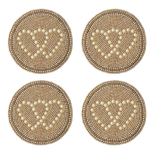 Posavasos con Cuentas, Patrones Geométricos, Interiores Modernos, Origen Ético, Vida Ecológica, Cuentas Elegantes, Vidrio Impermeable - Product Image 5