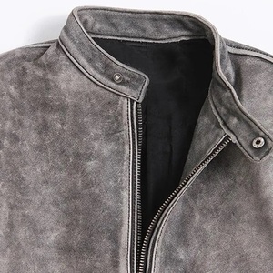 Chaqueta de moto de cuero PU negra para hombre con forro de piel sintética, cierre de cremallera, cinturón, abrigo de invierno para motociclista, abrigo grueso de piel todo en uno para mujer - Product Image 4