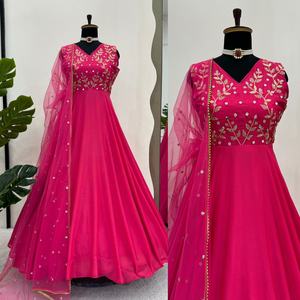 Salwar Kameez para Bodas y Fiestas, Impresionante, con Relieve Regular, Secado Rápido, Estilo Tradicional, Listo para Usar en Todas las Temporadas, Ajuste Regular - Product Image 1