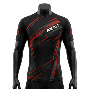 เสื้อรัดรูปสำหรับเล่นกีฬา MMA BJJ เล่นเซิร์ฟ ออกกำลังกาย แบบซับลิเมชั่นเต็มตัว น้ำหนักเบา ยืดได้สี่ทิศทาง แห้งเร็ว พิมพ์ลายด้านหน้า - Product Image 2