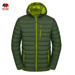 เสื้อแจ็คเก็ตพัฟเฟอร์แบบกำหนดเองสำหรับผู้ชาย ยี่ห้อ Ryan Pro Gear ผลิตจากผ้าระบายอากาศได้ดี พร้อมโลโก้แบบกำหนดเอง ลายเรียบ - Product Image 5