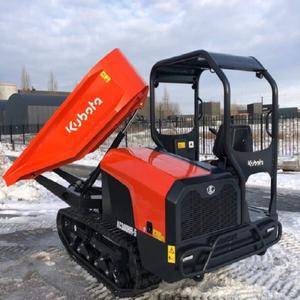 Kubota tracked compact dumper high performance mini dumper for construction and farm <b>transport</b> with strong stability - Product Image 1