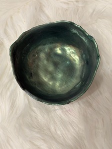 Bol en résine fait main au design unique pour la décoration de table à la maison, à l'hôtel, au restaurant, bol en résine blanche - Product Image 5