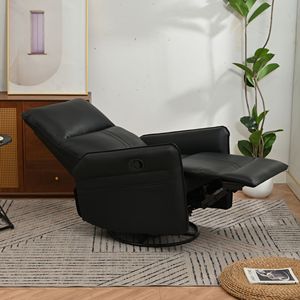 Modern Small Nursery Rocking <b>Recliner</b> Chair Bed 360 Degrees Swivel Glider Rocking <b>Recliner</b> Chair - Product Image 1