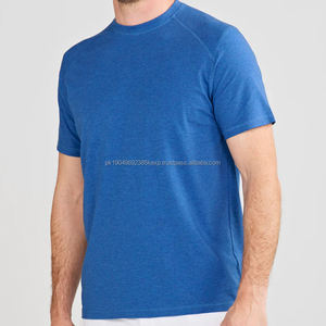 เสื้อยืดผู้ชายผ้าฝ้ายผสมใยไผ่ เสื้อเจอร์ซีย์แบบกำหนดเองสำหรับผู้ชาย เสื้อยืดคอกลมแขนสั้นสำหรับฤดูร้อน - Product Image 1