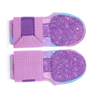 Guantes de Béisbol WARPRO INDUSTRY con Protección de Palma Morada Brillante, Duraderos, para Lanzar con la Mano Derecha, Correa Ajustable, Dedos Descubiertos, Tejido de Punto - Product Image 6