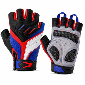 Full Finger <b>Weight</b> Lifting <b>Gloves</b> PU Material Breathable Non-Slip Unisex Cycling Outdoor Activities Hook and Loop Closure - Product Image 1