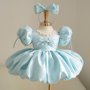 34 Vestidos de Burbuja para Bebés Niñas al por Mayor, Vestidos de Princesa para Fiestas de Cumpleaños, Fabricante OEM Personalizado - Product Image 6