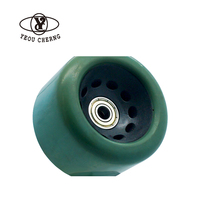 Roues de trottinette 76 mm 83A en PU, amortissantes, roulement fluide, conduite confortable pour trottinette de loisirs