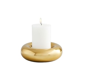 Brass Material Golden Polish Shinny Table Top Candle <b>Holder</b> Home Decor Best Selling Christmas <b>Tealight</b> <b>Holder</b> - Product Image 1