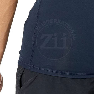 Service OEM, chemises de compression légères à manches courtes pour hommes, respirantes, grandes tailles, coupe ajustée - Product Image 6