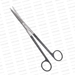 Ciseaux faciaux à lame dentelée SuperCut de la marque Rees, ciseaux chirurgicaux en acier inoxydable courbés pour couper les tissus faciaux et diséquer, par Vaslcare - Product Image 2