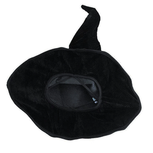 Chapeau de Sorcière Adulte pour Halloween, Noir, Vert, Violet, Rose, Gris, en Velours, Unisexe, Chapeau de Fête 56-58CM, Couleur Unie, Style Personnage - Product Image 3