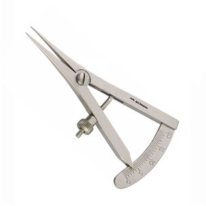 Calibrador Recto Microquirúrgico de Acero Inoxidable CASTROVIEJO, Longitud de Trabajo 0-20 mm, Rango de Escala 3-1/2'' 9 cm - Product Image 1