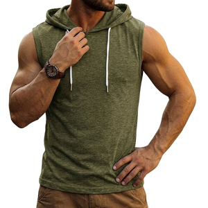 Wholesale Bulk Price Men's Gym <b>Singlet</b> Breathable <b>Running</b> Top Custom Logo Athletic Sleeveless T Shirt Fitness Training Tank Tops - Product Image 3