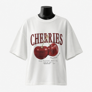 T-shirt en coton imprimé personnalisé pour femme, col rond, manches courtes, coupe ample, style décontracté, printemps-été, tissu jersey, prix abordable, OEM - Product Image 4