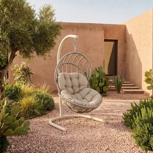 SWAY Garden <b>Hanging</b> Swing <b>Chair</b> with Stand for Patio Balcony and Villa Spaces - Product Image 1