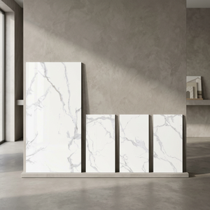 Dalles de sol et murales extérieures en porcelaine polie et émaillée Onyc Cloud 800x1600mm, couleur or jaune, antidérapantes, résistantes aux acides, design élégant - Product Image 5