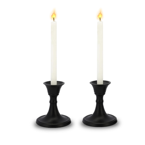 Modern Style Unique Black Colour Light Weight Handmade <b>candlestick</b> for Home Decore For Wedding Birthdays Party Christmas - Product Image 2