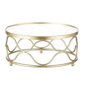 Elegante Soporte para Pastel de Metal Hecho a Mano, Ecológico, Soporte para Exhibición de Postres, Soporte para Cupcakes, Decoración Moderna para Mesa de Boda o Cumpleaños - Product Image 3
