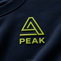 Étiquettes de logo 3D personnalisées en silicone pour vêtements, patchs en caoutchouc en relief, vente en gros, fabricant de marques de vêtements