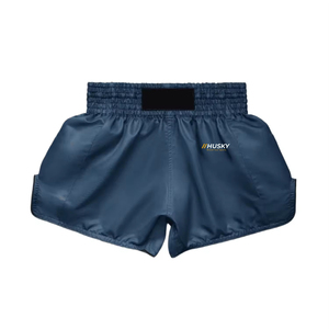 Pantalones Cortos de Satén para Hombre, Color Azul Marino, Cintura Media, Elásticos, de Secado Rápido, Casuales, 100% Poliéster, Tejido de Punto - Product Image 1