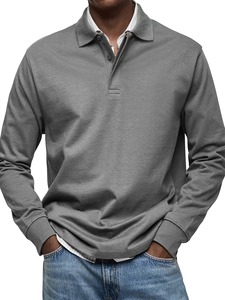 Premium Long Sleeve Regular <b>Men's</b> for <b>Shirt</b> 100% Cotton Breathable Anti-Wrinkle Casual Print Design - Product Image 2