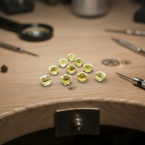 Vente en gros de Quartz Citron Naturel 10 mm, Pierre précieuse taille coussin, Pointe de cristal jaune, Cadeau de guérison, Usine de bijoux OEM Rajasthan 10 CT - Product Image 4