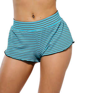 Shorts de Verano para Mujer, Cintura Alta, Elásticos, Estilo Biker, para Yoga, Gimnasio, Playa, Casuales, Color Sólido, Sexy, OEM - Product Image 5