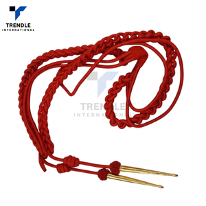 Elegante Aiguillette de Metal Rojo/Dorado, Trenza para Hombro, Formal, Ligera, Duradera, de Primera Calidad, para las Cuatro Estaciones, con Personalización OEM - Product Image 2