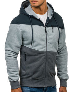 Sudadera con capucha de forro polar ecológico de peso medio para hombre, suave y casual, estilo streetwear. - Product Image 4