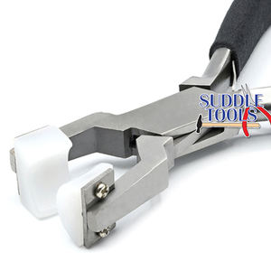 Pince à petit rayon pour la formation, le pliage et le façonnage de fils métalliques, avec mâchoires en nylon non-abrasives, pour la fabrication de bijoux de piercing corporel et de bracelets - Product Image 3