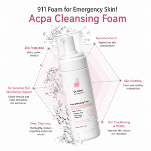 โฟมล้างหน้า Dr. deep Acpa ผสมกรดซาลิไซลิก อ่อนโยนต่อผิว ช่วยดูแลปัญหาสิว ควบคุมความมัน พร้อมบำรุงผิวชุ่มชื้น - Product Image 3