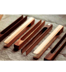 New Crafts <b>Wood</b> Cooking <b>Tong</b> Eco-Friendly Kitchenware Food Grade <b>Wood</b> <b>Tongs</b> Non-slip High Quality - Product Image 1