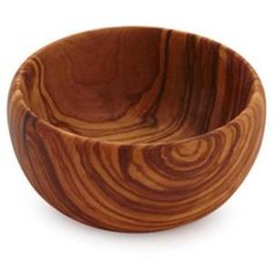 <b>Large</b> Capacity Rustic Wooden Serving <b>Bowl</b> Handmade Dining Serving Wood <b>Bowl</b> - Product Image 4