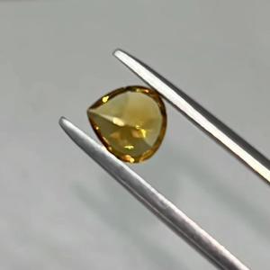 Citrino dorado natural de 10 mm en forma de corazón, piedra preciosa suelta de la mejor calidad para la fabricación de joyas - Product Image 4