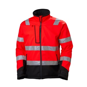 Vestes de travail réfléchissantes fluorescentes à manches longues, personnalisées avec logo, pour l'hiver, haute visibilité, vente en gros - Product Image 1
