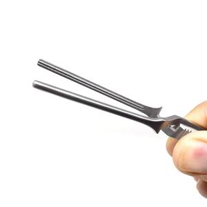 Pinza Quirúrgica Curva de Acero Inoxidable de Alta Calidad con Mordazas DeBakey Atraumáticas para Cirugía - Product Image 3