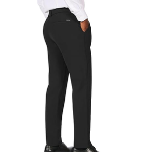Pantalones de Vestir Elásticos para Hombre, Corte Slim Fit, Ajustados, para Traje, Casuales de Negocios, Ropa de Trabajo de Oficina - Product Image 5