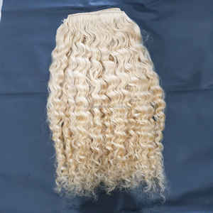 ผมต่อแบบตรงสีบลอนด์แท้ 100% คุณภาพพรีเมียม เกรด 6A-10A ไม่ผ่านการแปรรูป ทุกสี - Product Image 5