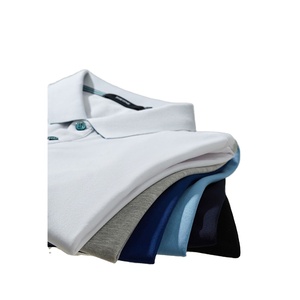 Chemise d'été pour homme de haute qualité, à manches courtes, à séchage rapide, décontractée, en coton tricoté et élasthanne, col à revers, logo personnalisé BD - Product Image 2