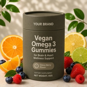 Gomitas Veganas Omega 3 de Marca Privada OEM para el Apoyo al Bienestar del Cerebro y el Corazón - Product Image 5